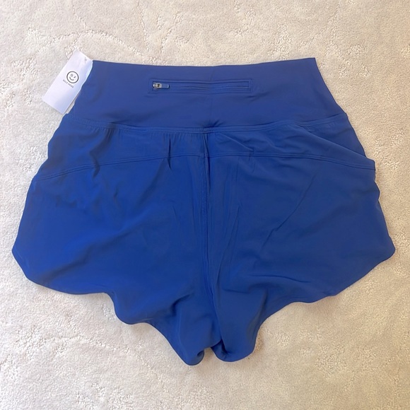 NWT Blue Hollister High Waist Short Short w/Center Zipper Pocket on Back, Size M - Picture 4 of 11